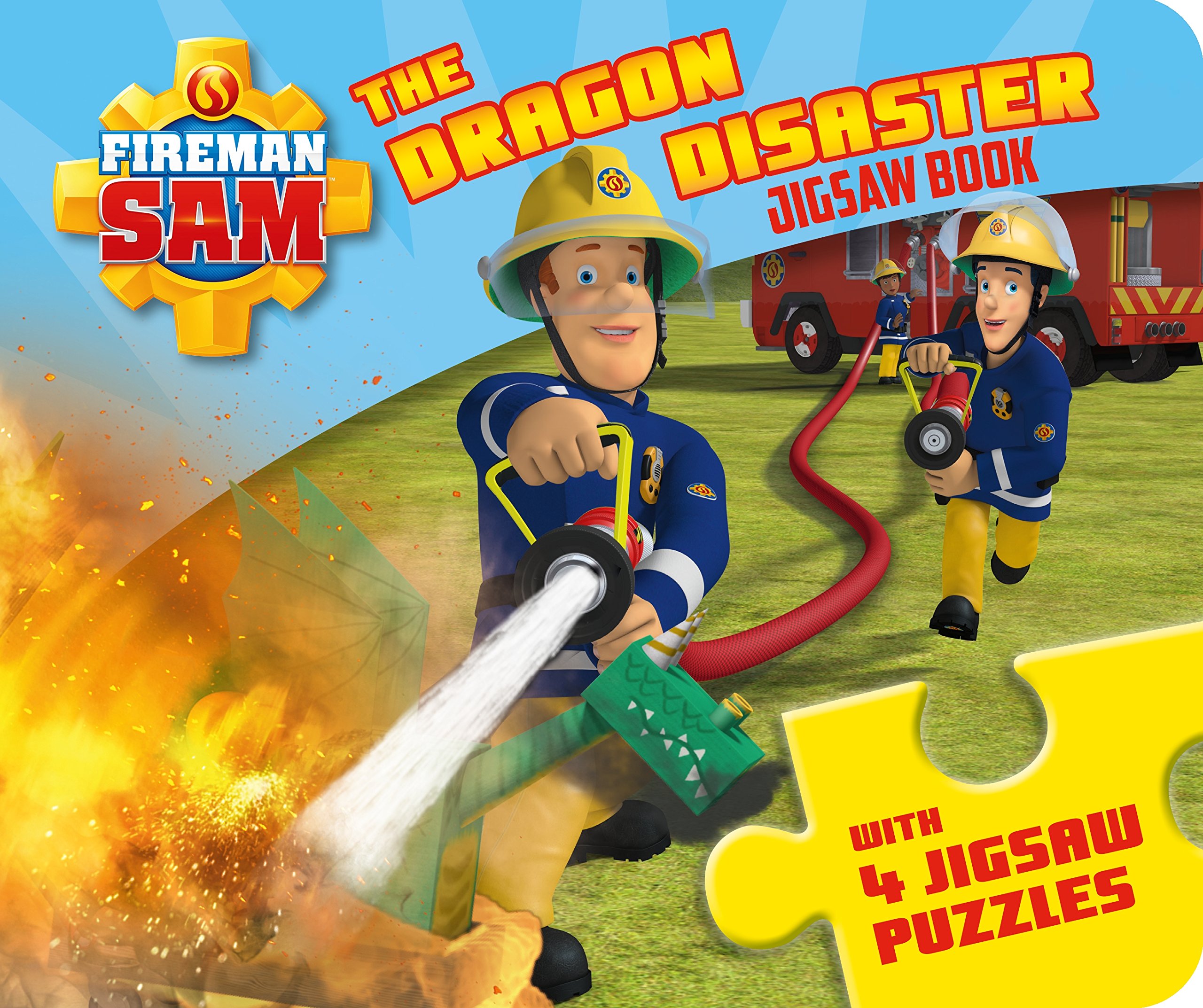 Buy Fireman Sam: The Dragon Disaster Jigsaw Book in KSA | Mumzworld