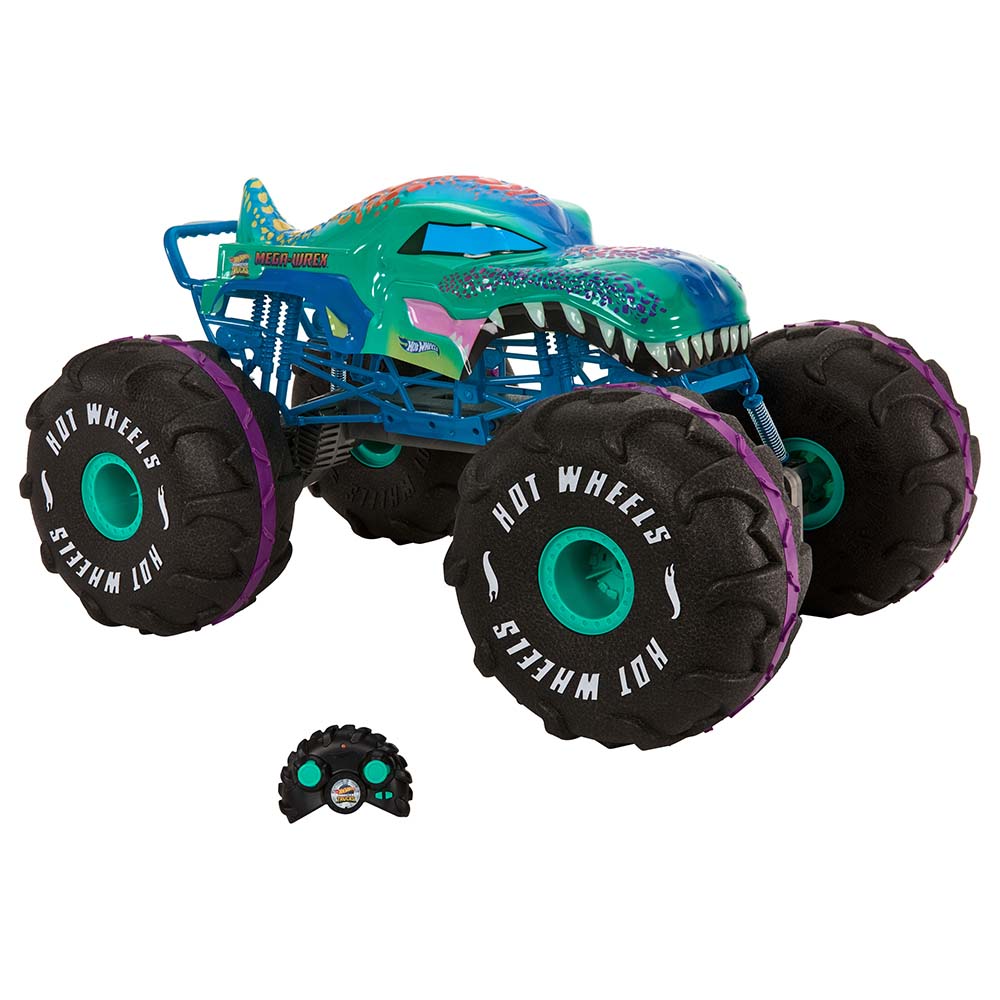 Buy Hot Wheels 1/6 Mega Wrex Remote Control Monster Truck in