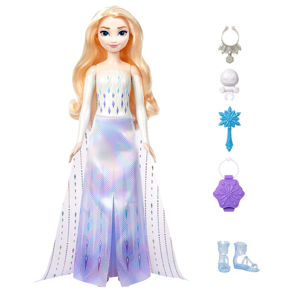 Buy Disney Frozen Elsa Fashion Doll Set Spin And Reveal with 11