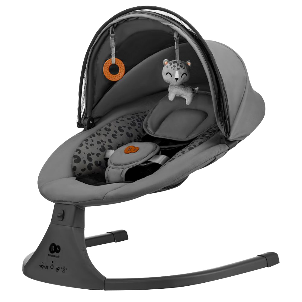Kinderkraft Lumi 2 Electric RockerBouncer Dark Grey