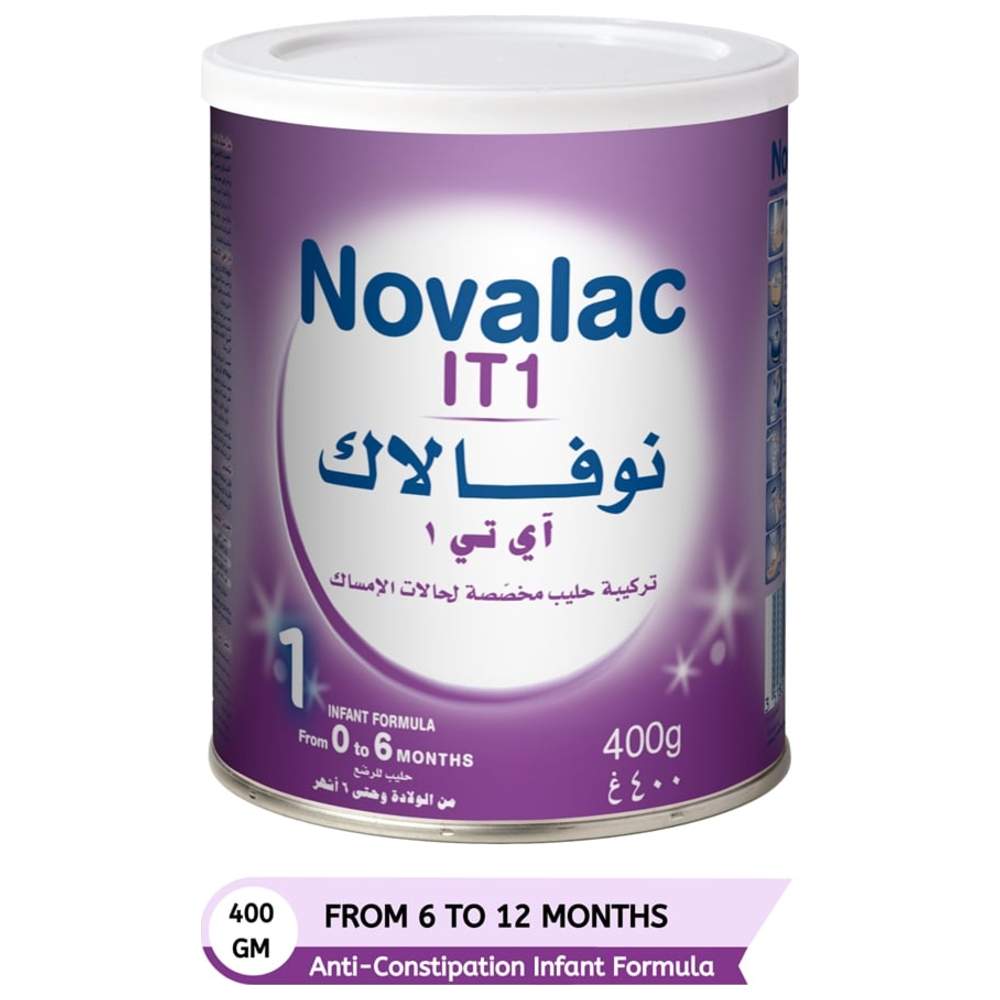 Buy Novalac IT1 Anti-Constipation Infant Formula 0-6M 400g in