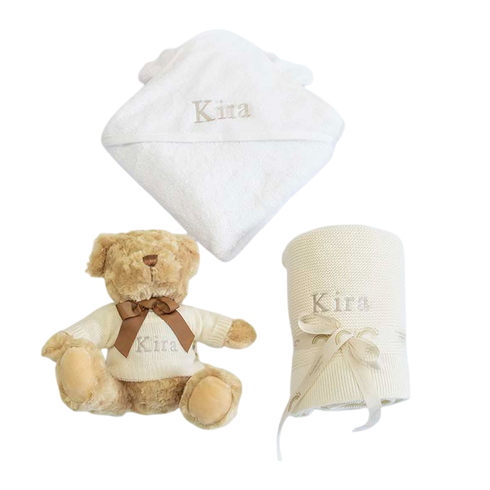 Buy The Baby Gifting Company - Welcome Little One Gift Set - Ivory - 3 ...