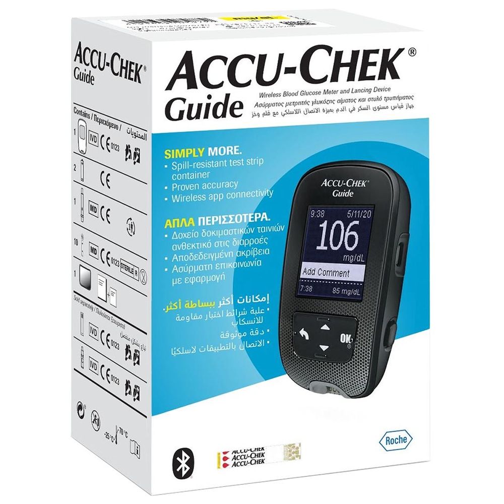 Buy ACCU-CHEK - Guide Glucometer Set in KSA | Mumzworld