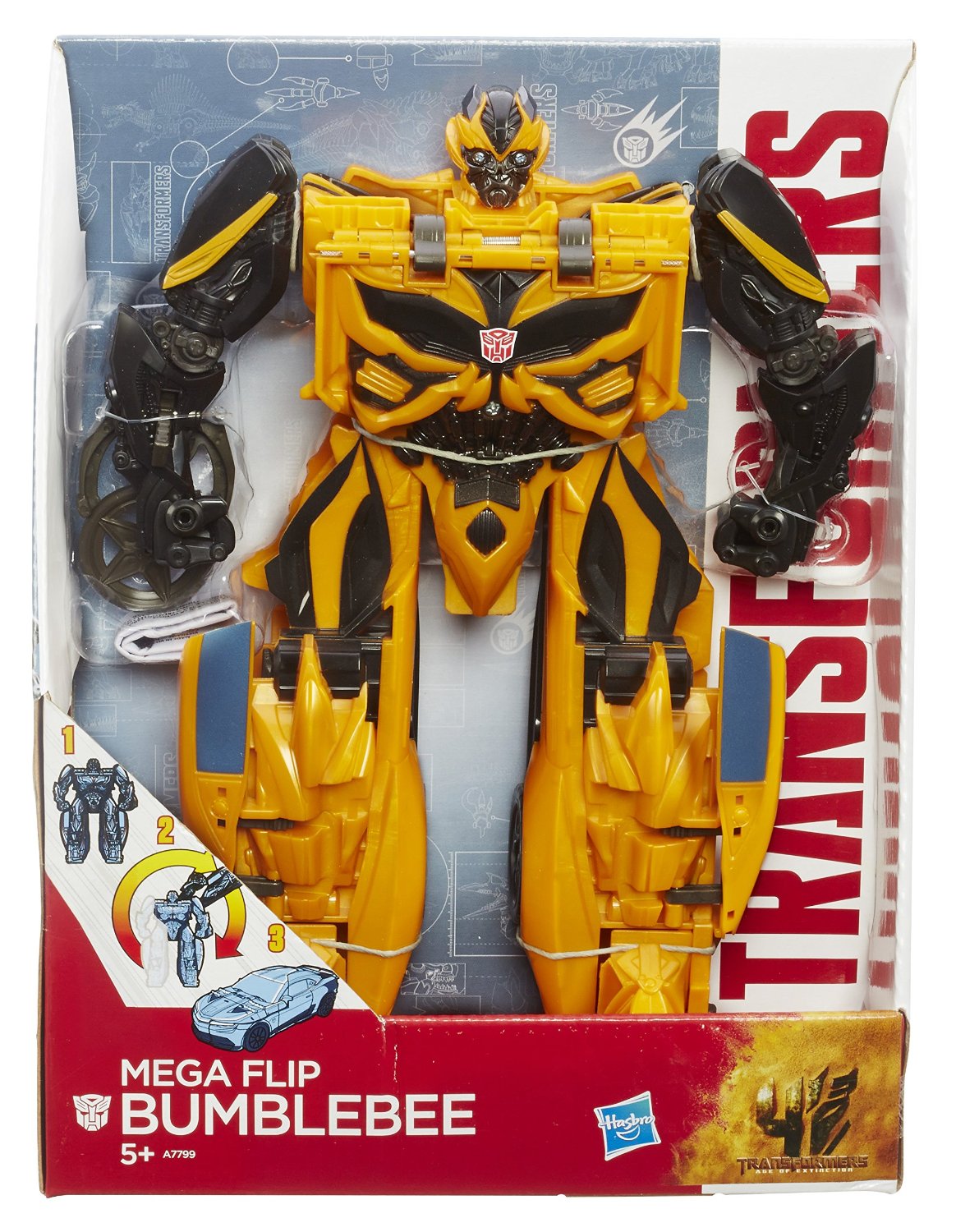 Buy Transformers Age of Extinction Mega 1-Step Bumblebee Figure