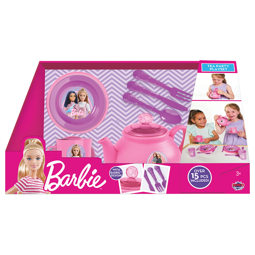 Barbie Tea Set 15pcs Pink