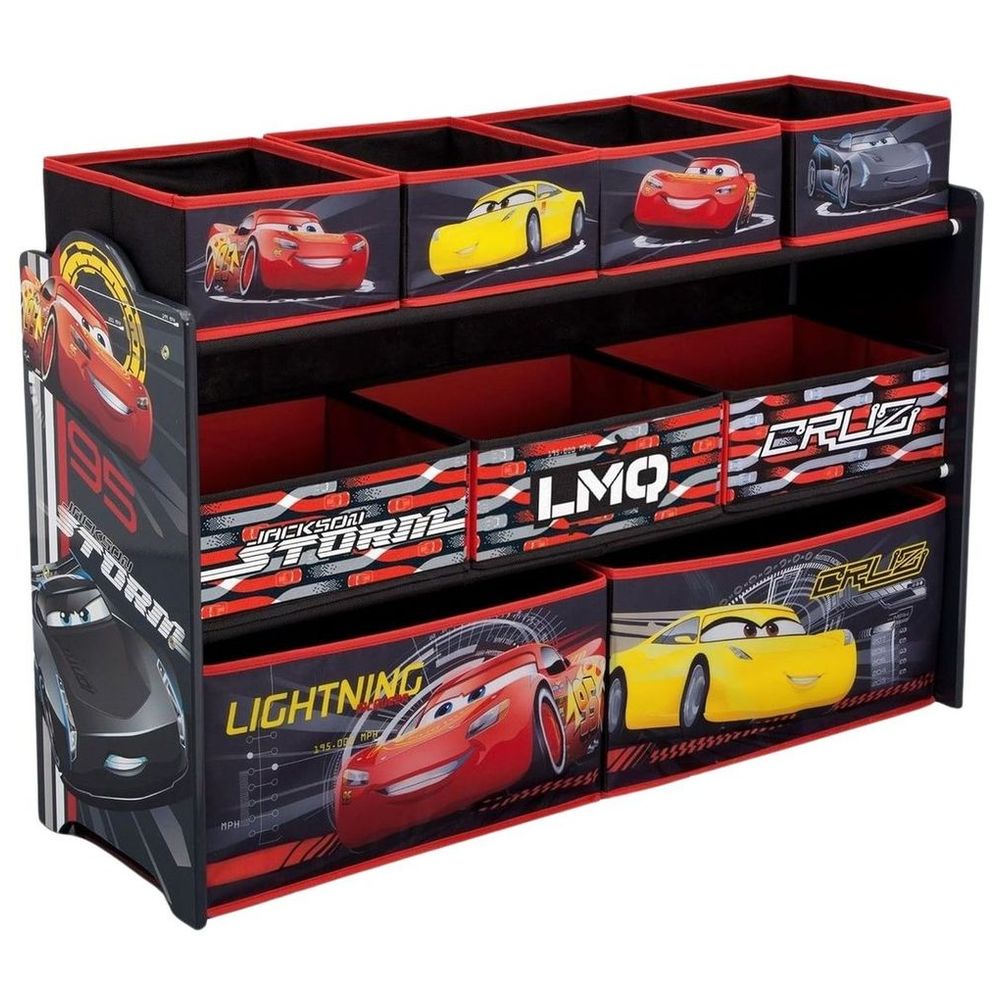 Cars multi shop bin toy organizer