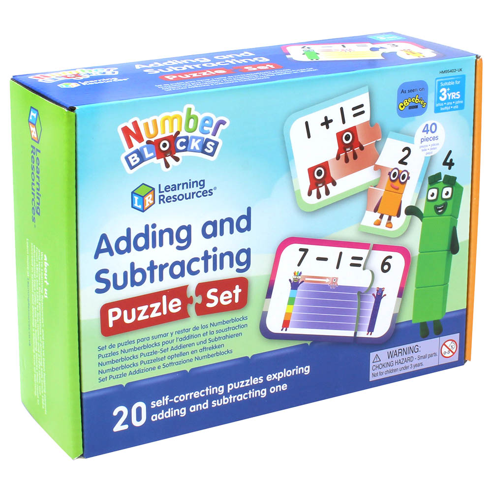 Number Blocks Cache Cache Buy Learning Resources - Numberblocks Add & Subtract Puzzle - 40pcs in ...