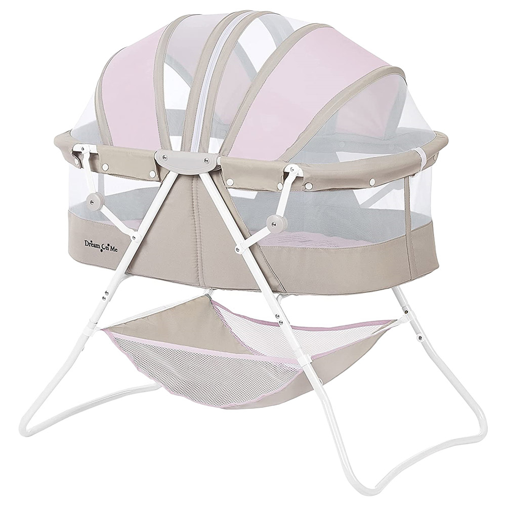 Dream On Me Karley 3in1 Portable Baby Pink & Grey Buy