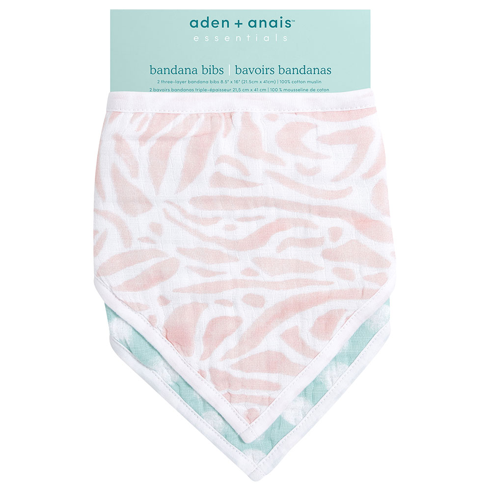Aden + Anais - Essentials Baby Bandana Bib - Pack of 2 - Tropicalia