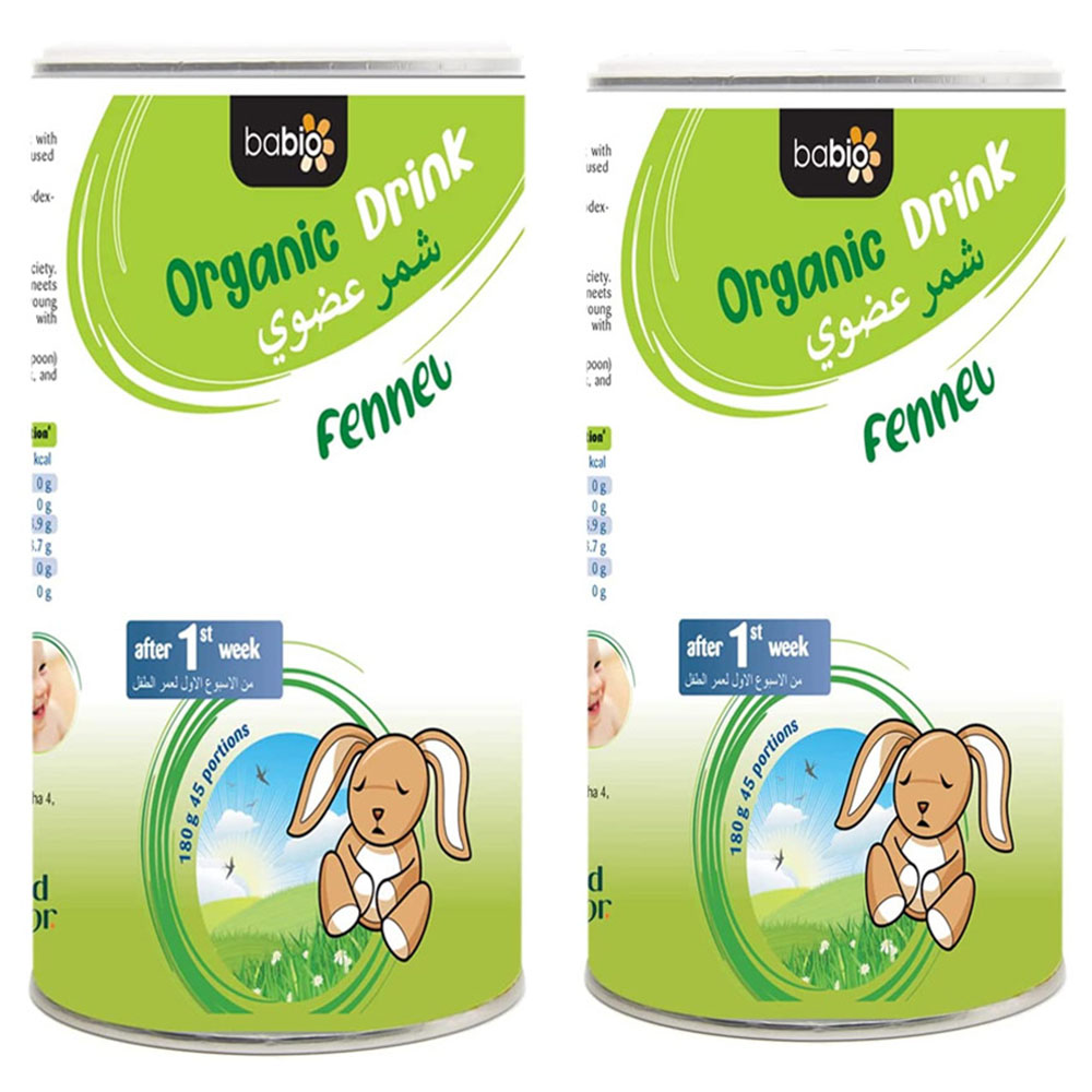 Food Factor Babio Fennel Organic Instant Baby Tea 180g Pack of 2