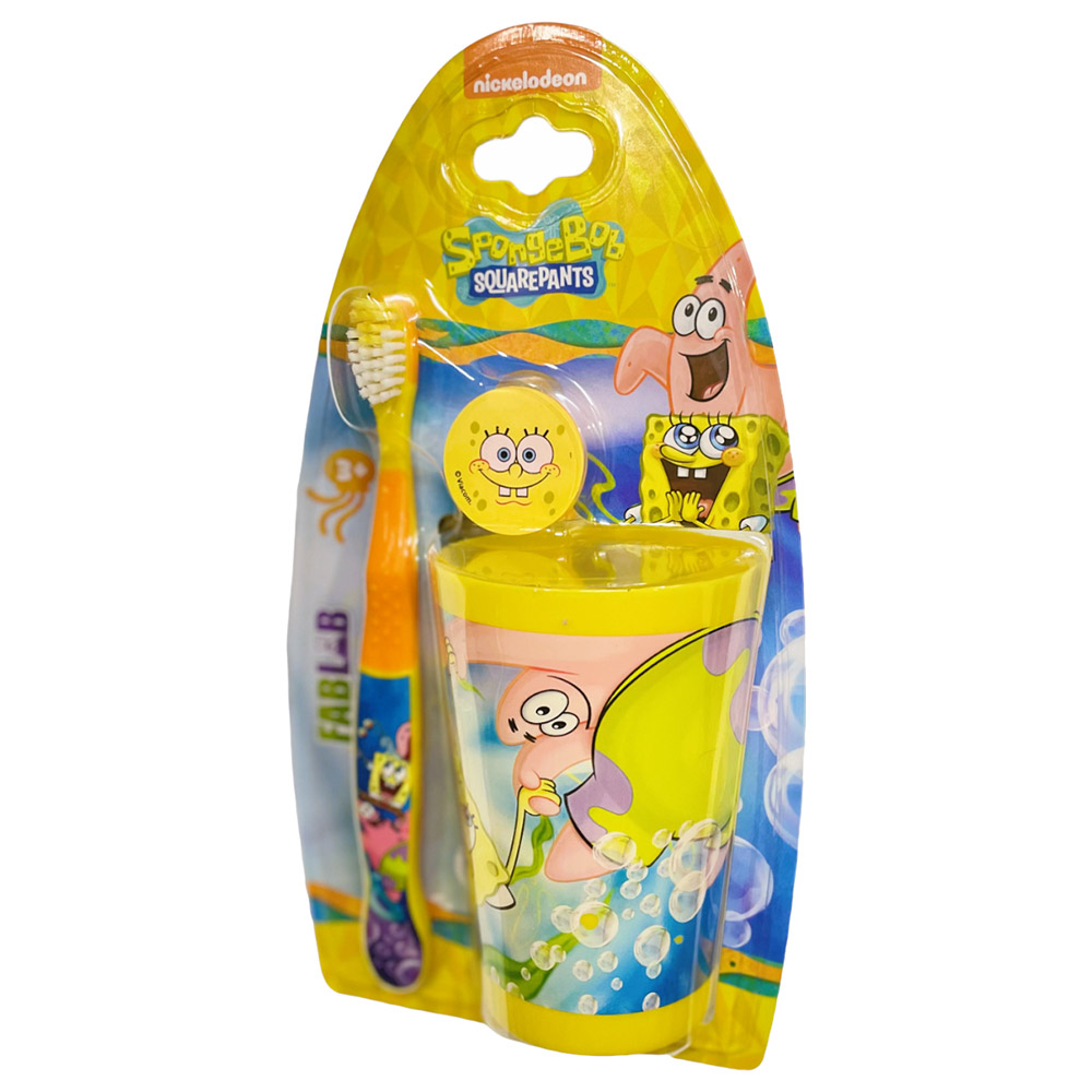 Nickelodeon Spongebob Soft Toothbrush W/ Cup