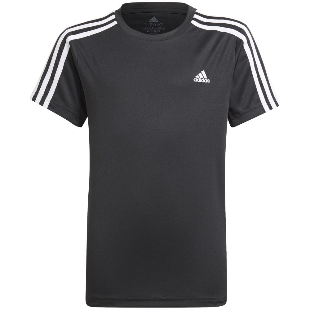 Adidas - Boys 3 Stripes T-Shirt - Black