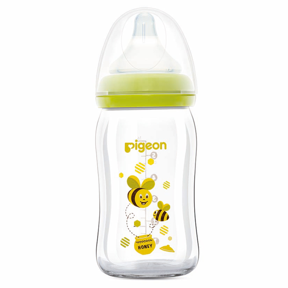 Pigeon baby feeding glass hot sale bottle