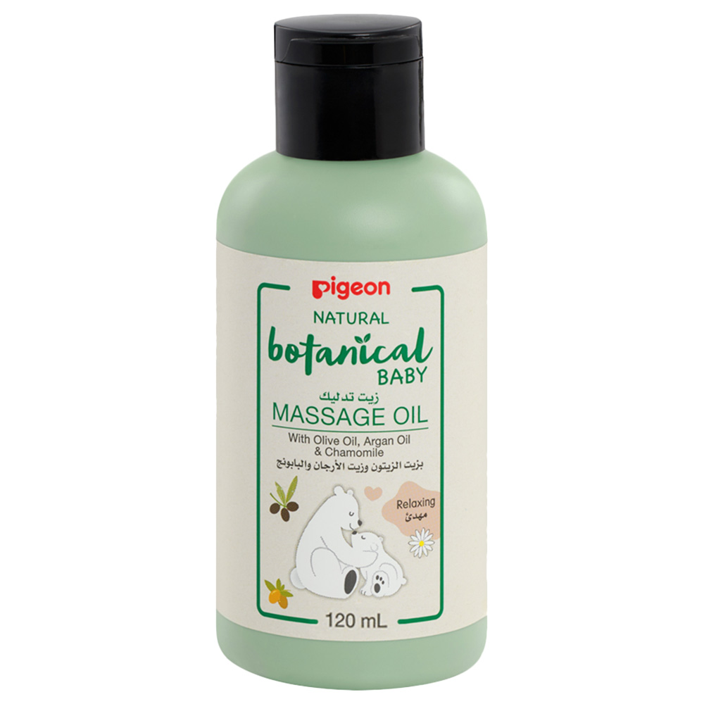 Pigeon Natural Botanical Baby Massage Oil 120ml