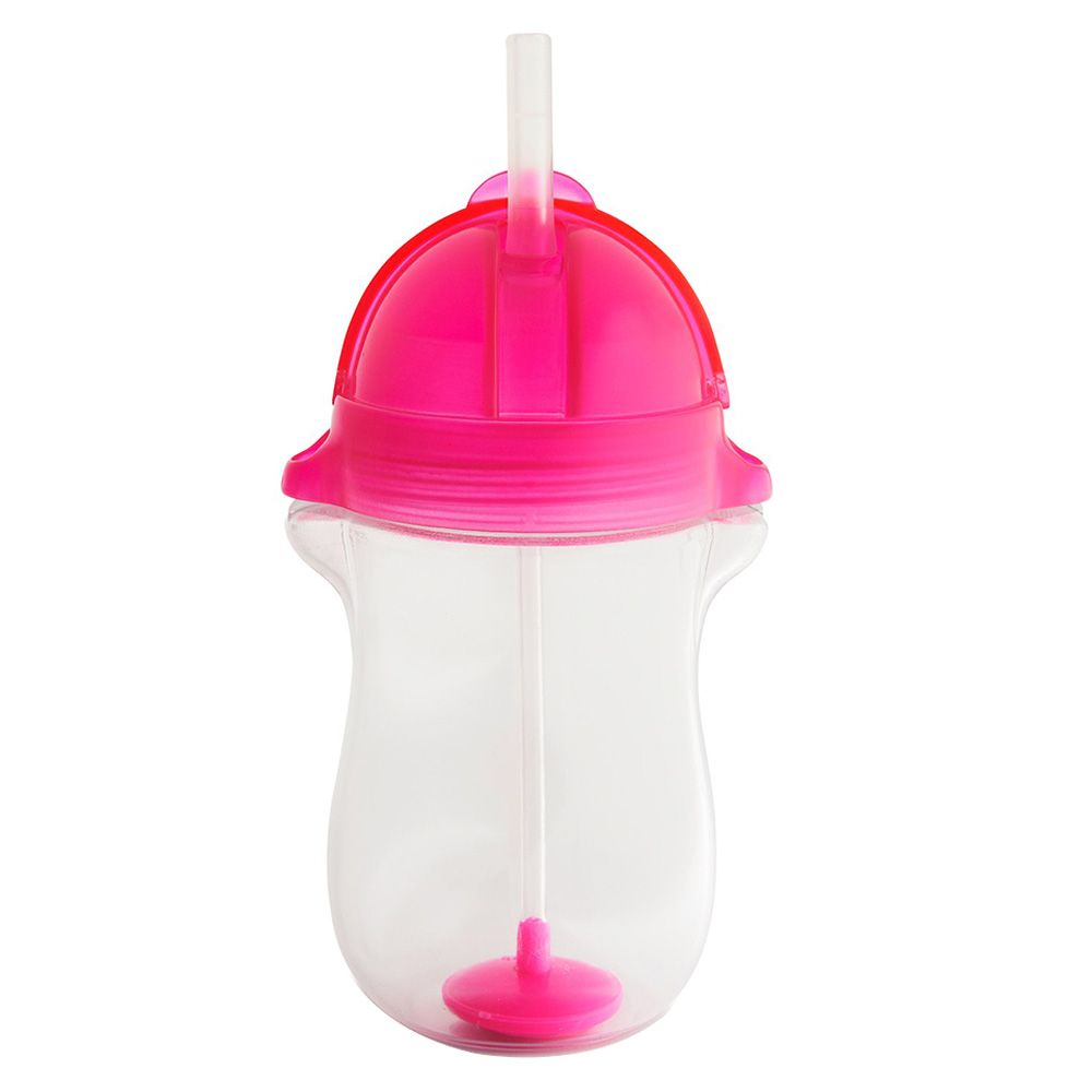 Munchkin Any Angle Weighted Straw Cup 10oz Pink Buy at Best Price