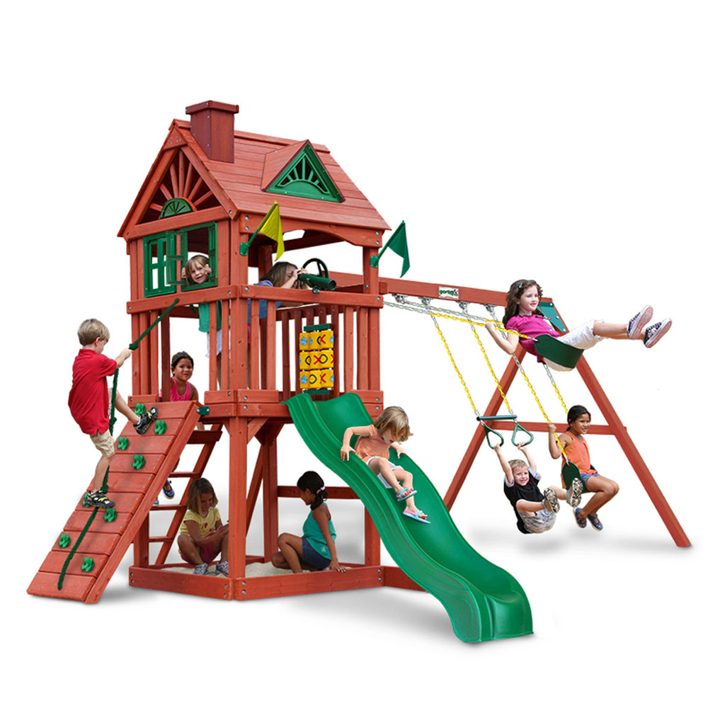 Playnation Gorilla Calypso Nantucket II Swing Set Buy at Best
