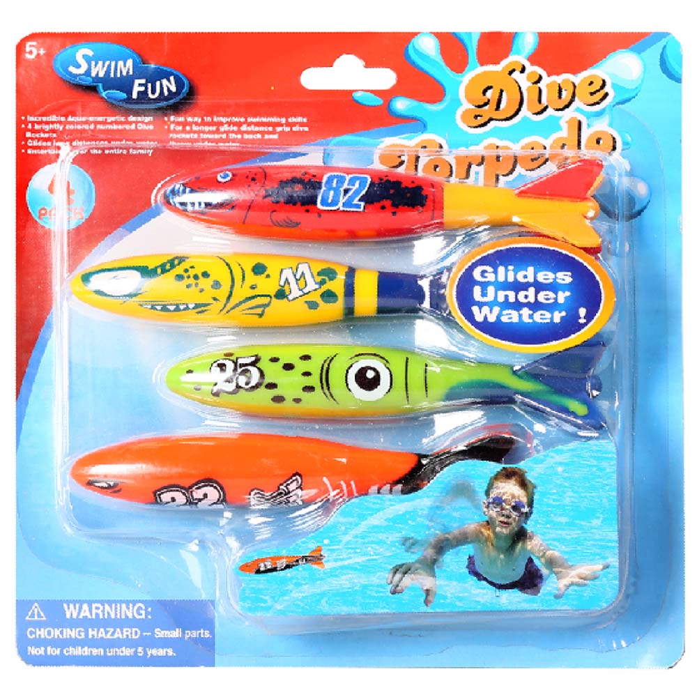 Mondo Diving Torpedo Toys 4pcs