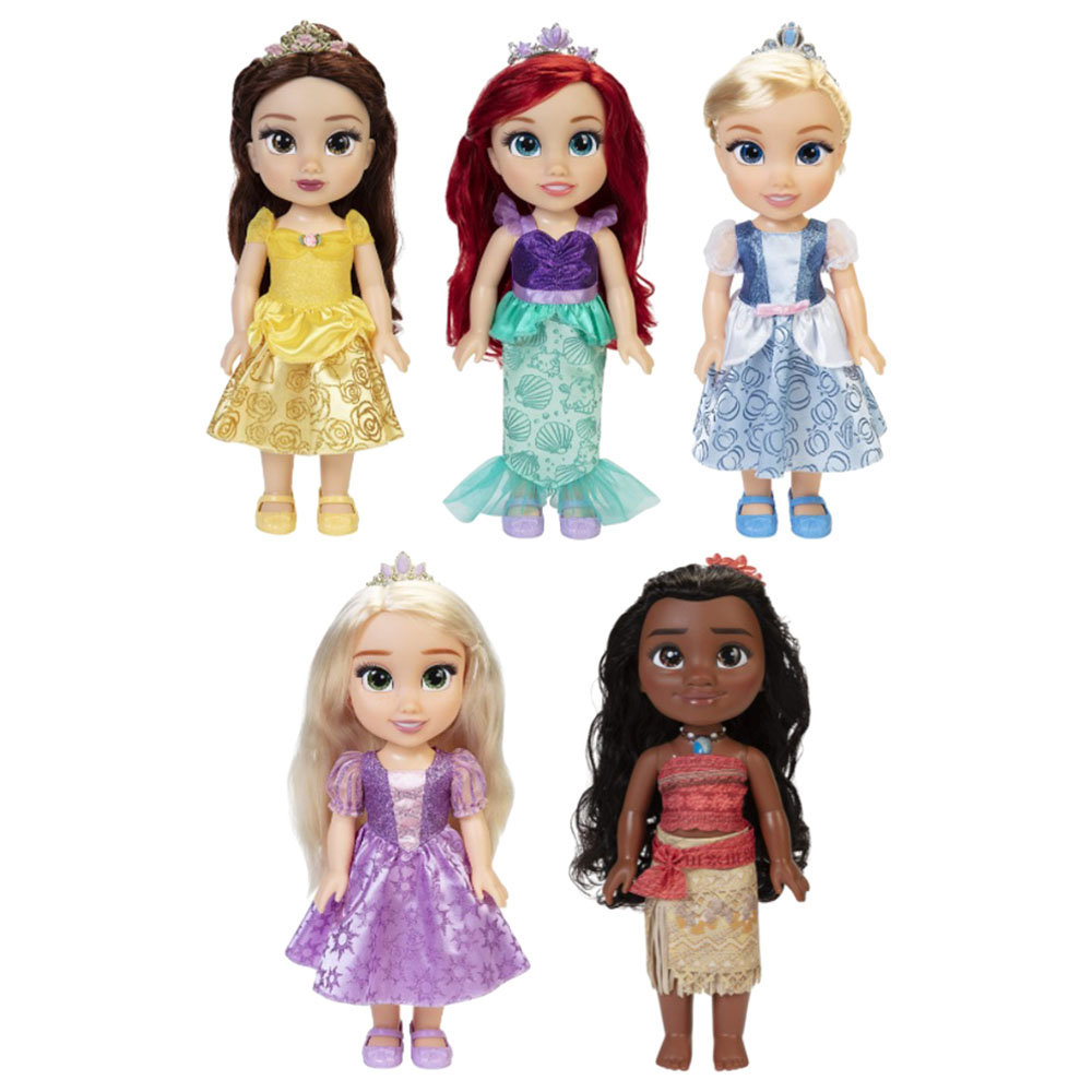Disney princess glass dolls best sale