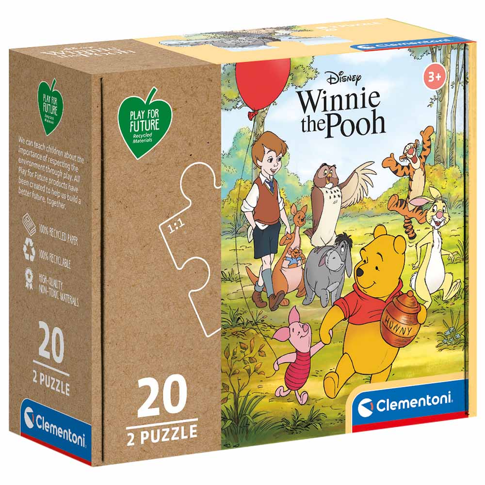 Buy Clementoni - Winnie The Pooh Play For Future Puzzle 2x20pcs in UAE ...