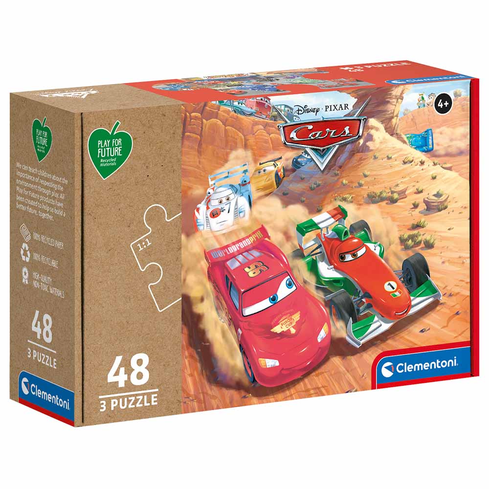 Buy Clementoni - Disney Pixar Cars Puzzle - 3x48pcs in UAE | Mumzworld