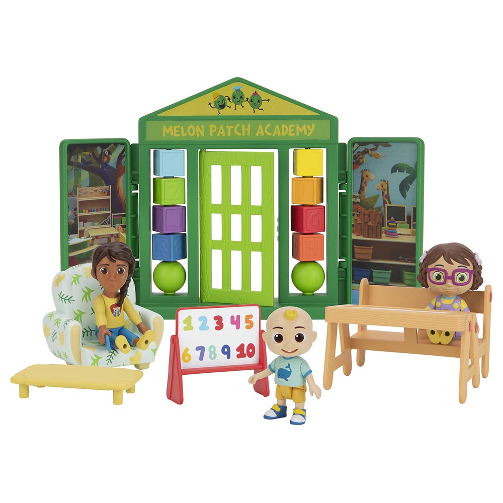 Buy Cocomelon - Deluxe Schooltime Playtime Set 8Pcs in KSA | Mumzworld