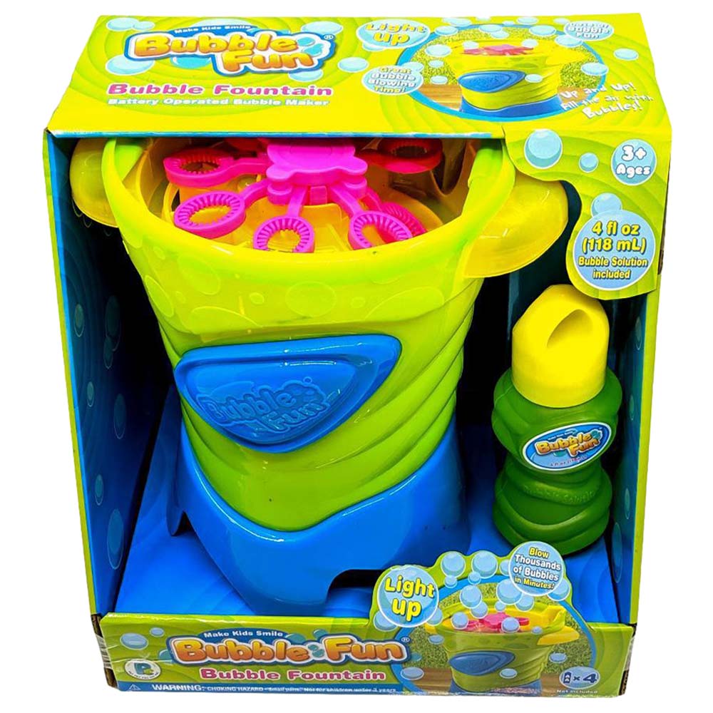 Light up bubble fountain 2025