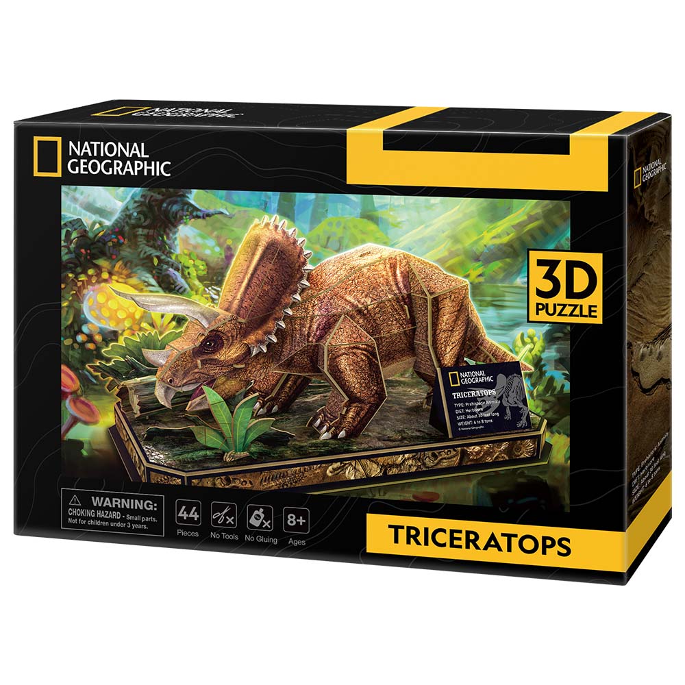 Triceratops 3D Dinosaur Puzzle – Shop Sweet Lulu