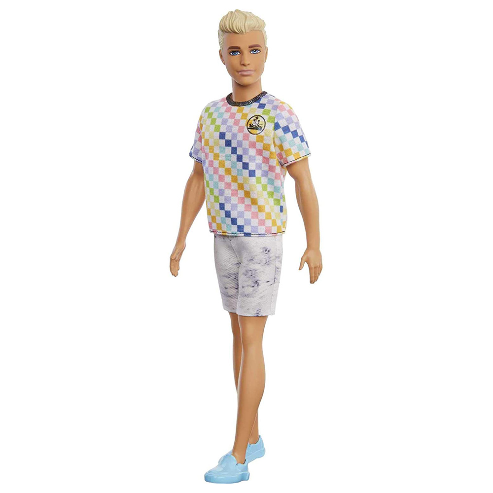 Barbie Ken Fashionistas Doll w Sculpted Blonde Hair Buy at