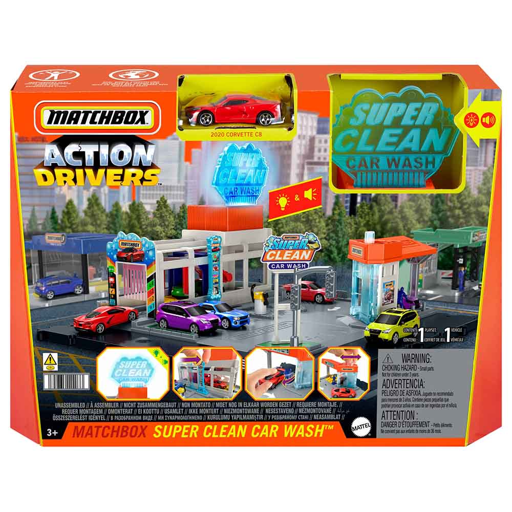 Matchbox Cars Wash Playset