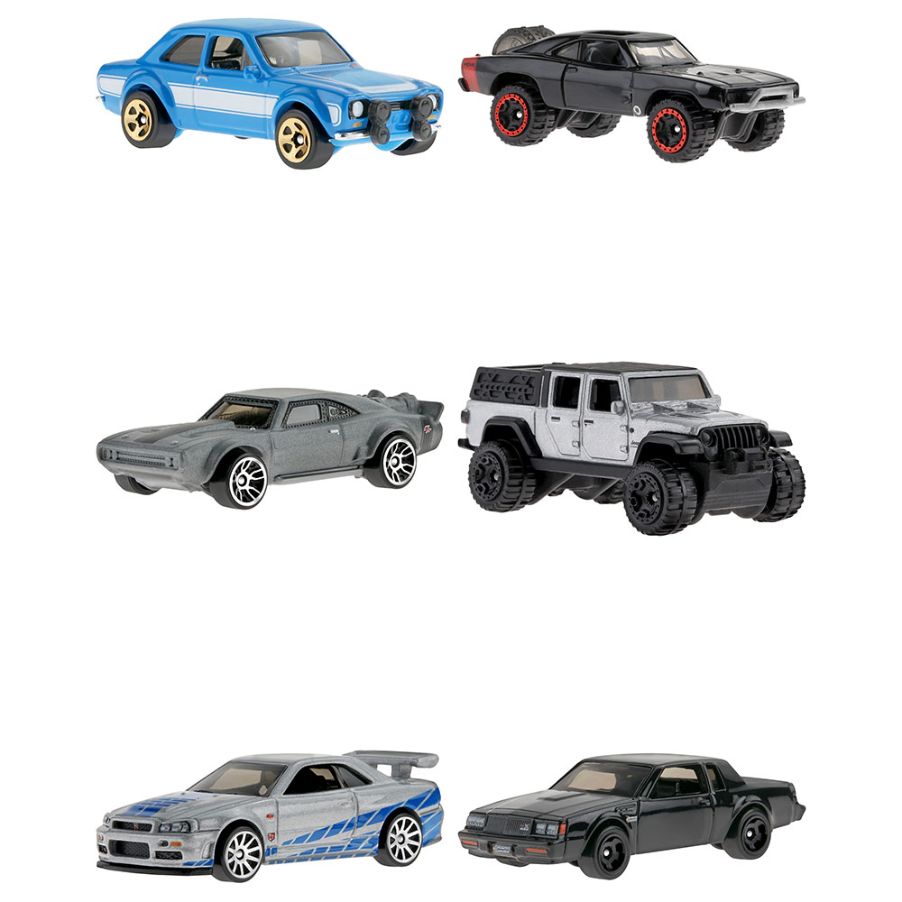 Hot Wheels - 1/64 Cars Fast & Furious Scale Vehicle - Assorted 1pc