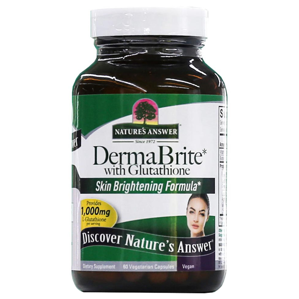 natures answer dermabrite with glutathione review Nature's Skin Brightening 60's Nature's Answer DermaBrite With Glutathione