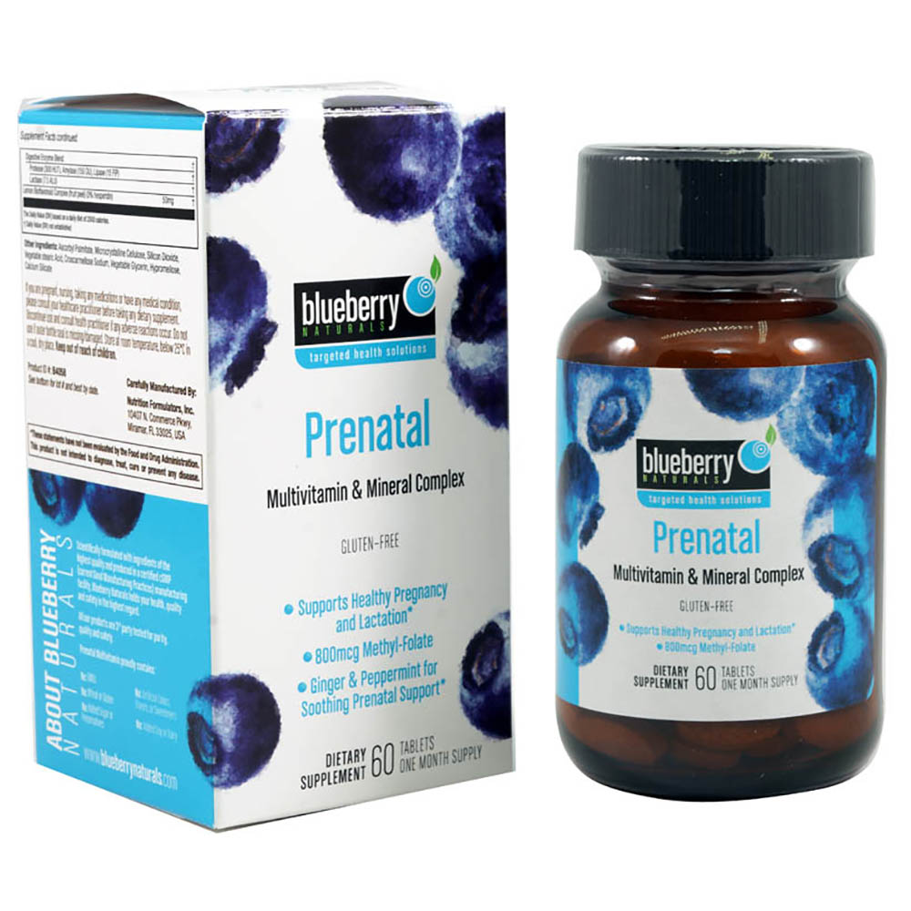 Buy Blueberry Naturals Prenatal Tablets 60 s in UAE | Mumzworld