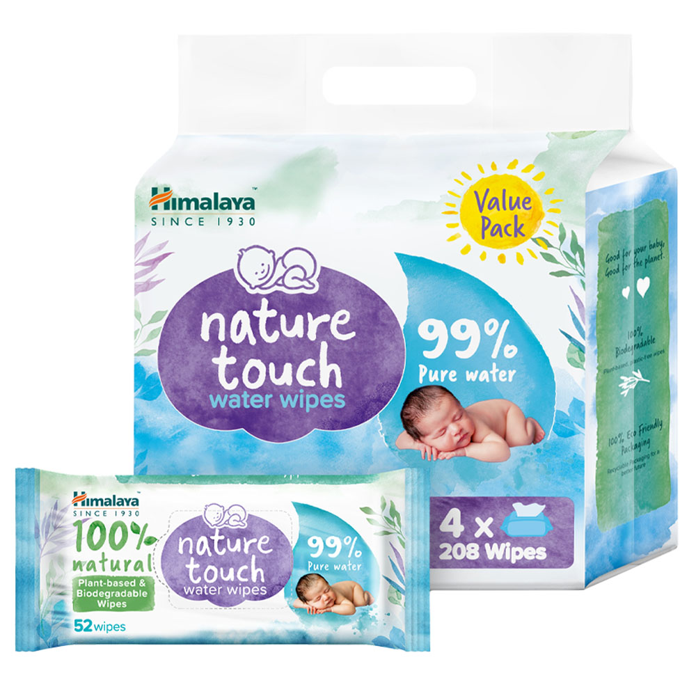 Buy Himalaya Herbals Arabia Nature Touch Water Baby Wipes