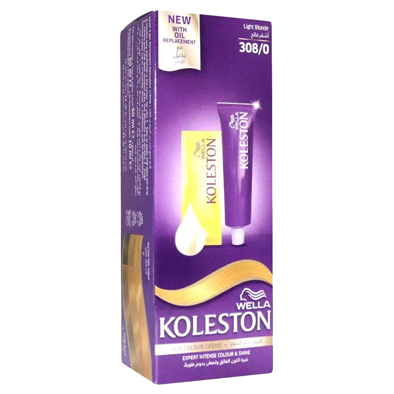 Wella Koleston Hair Colour Creme 308/0 Light Blonde Buy at Best