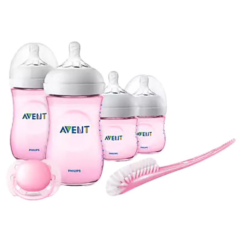 BIBERON PP NATURAL PHILIPS AVENT 330 ML 1 ROSA - Naturapotek