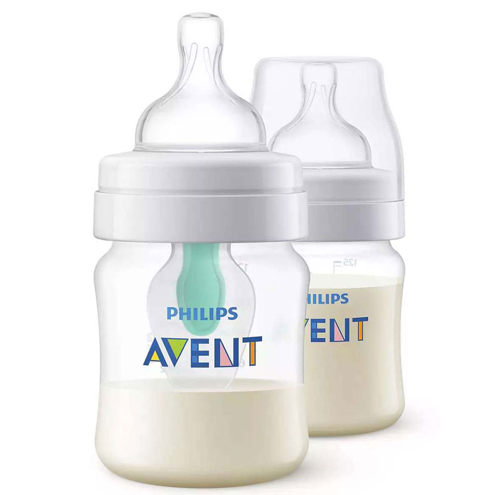 Philips Avent Anti-Colic AirFree Vent Newborn 4oz (0m+) 2pc