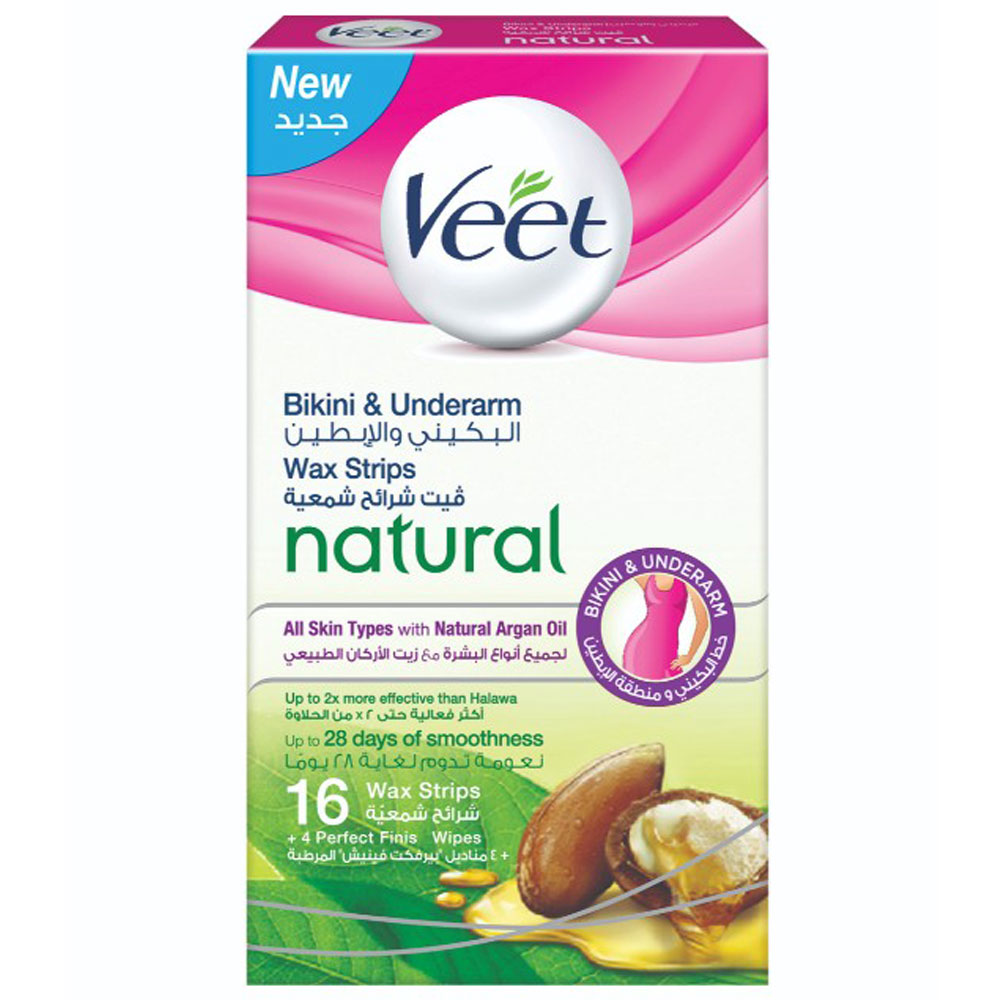 Underarm shop wax strips