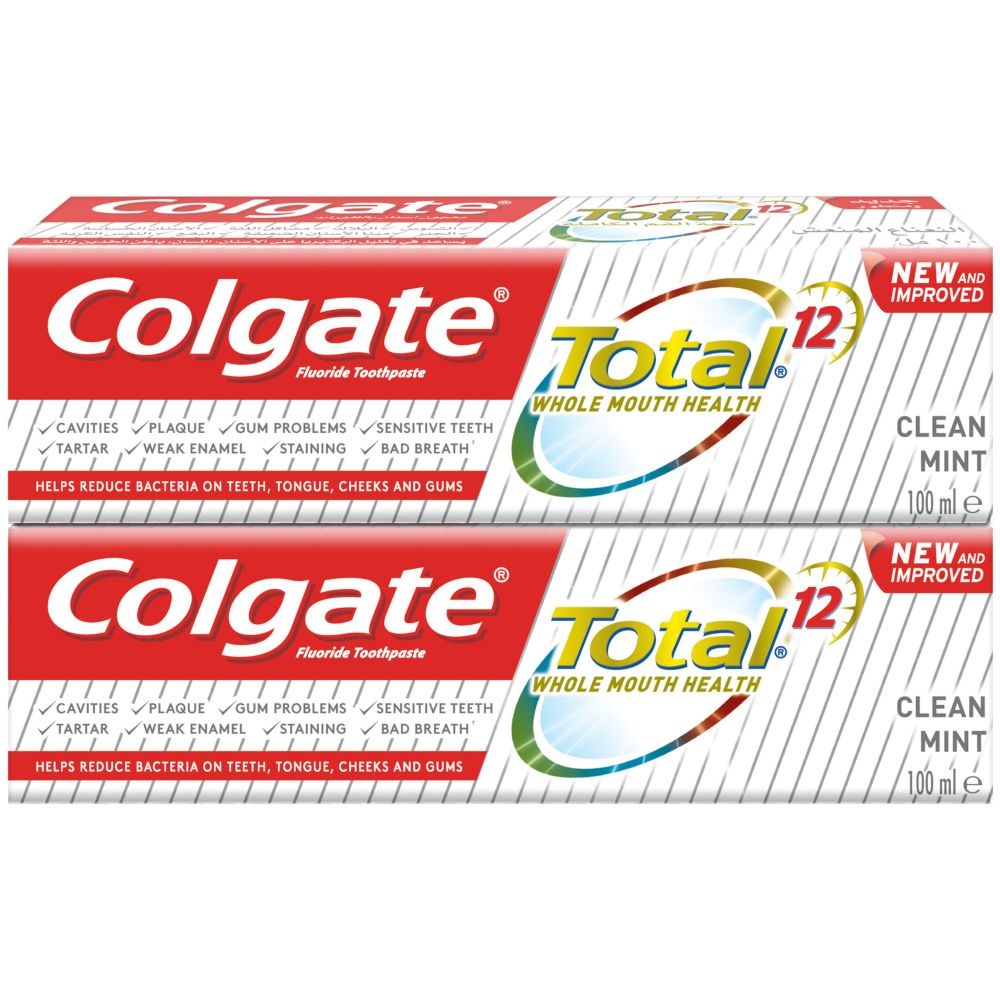 Colgate - Total 12 Clean Mint 100ml Pack Of 2