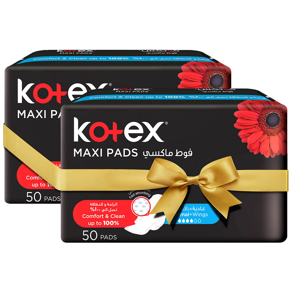 Buy Kotex - Maxi Protect Thick Pads, Normal Size Sanitary Pads with ...