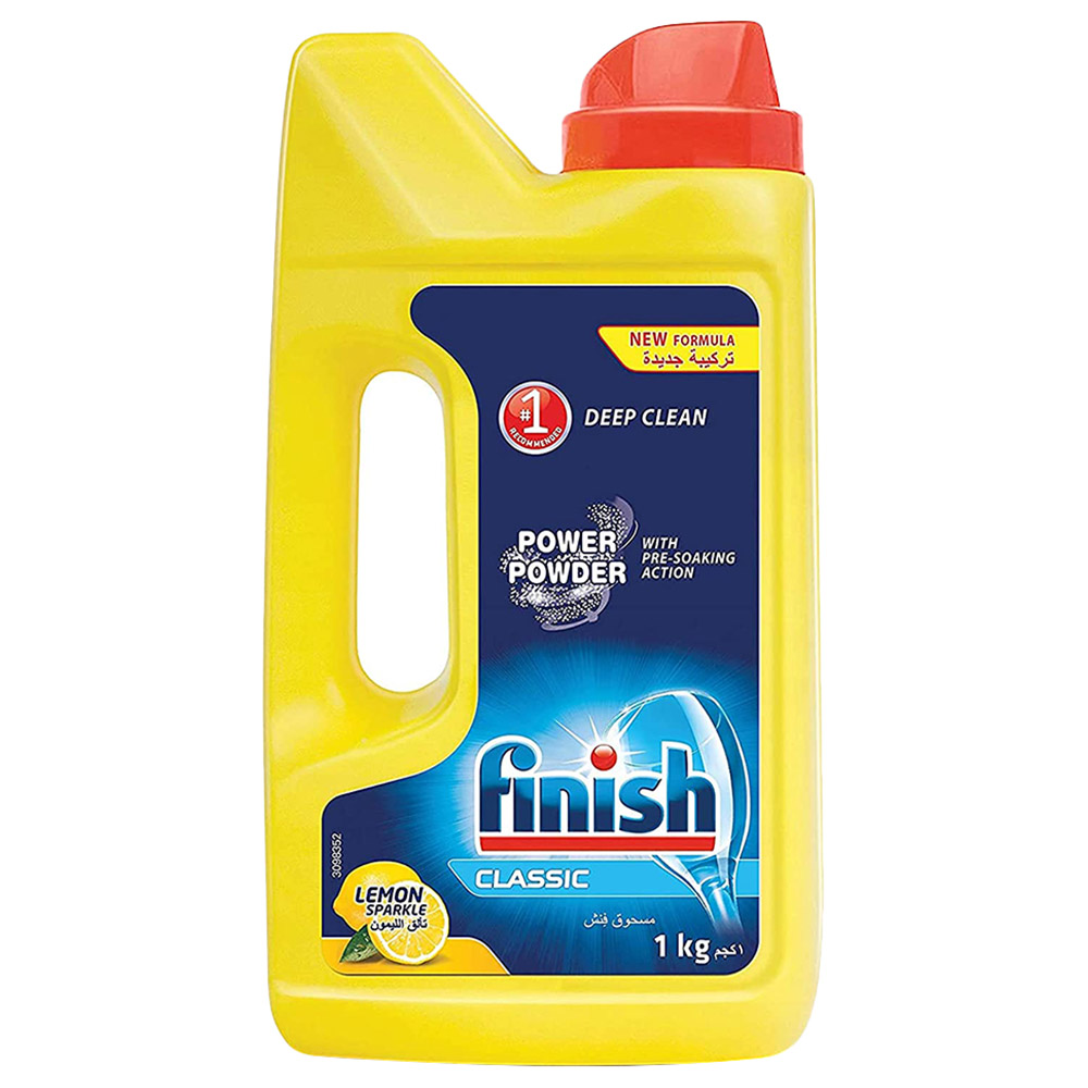 Finish Powder Dishwasher Detergent, Lemon Scented, 1Kg Buy at Best