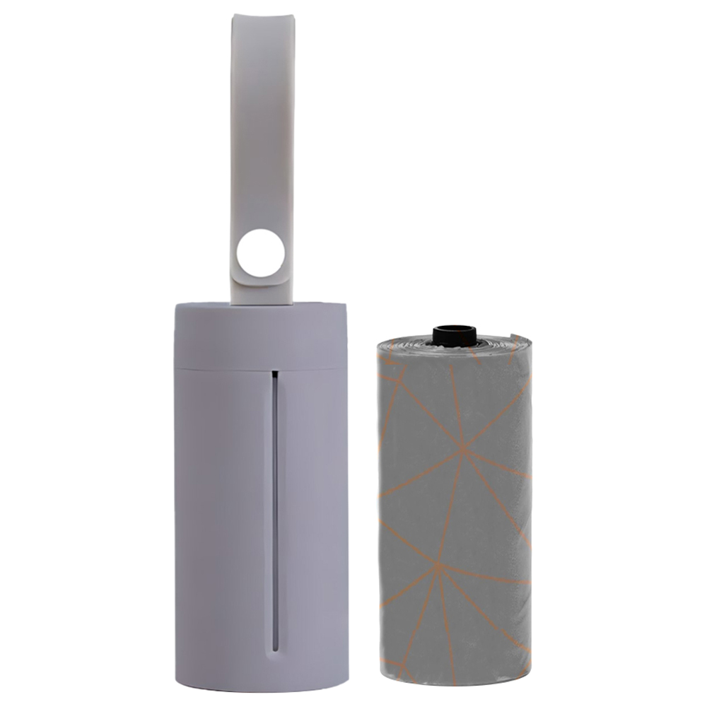 Luqu Nappy Disposable Bags Dispenser & 2 Refill Grey