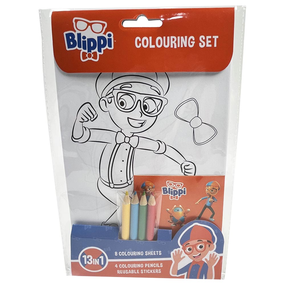 Blippi - 13-In-1 Coloring Set
