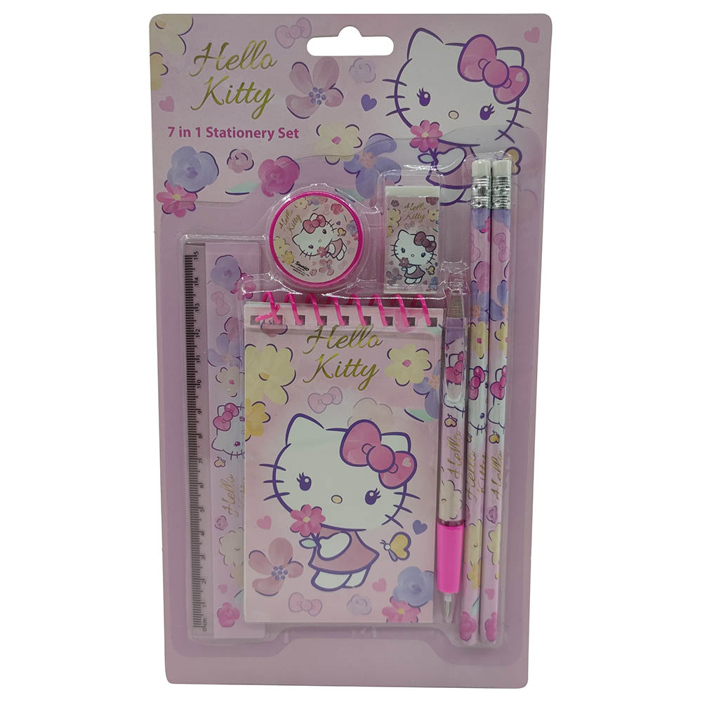 Buy Hello Kitty - Stationery Set - 7Pcs at The Affordable Price - Mumzworld