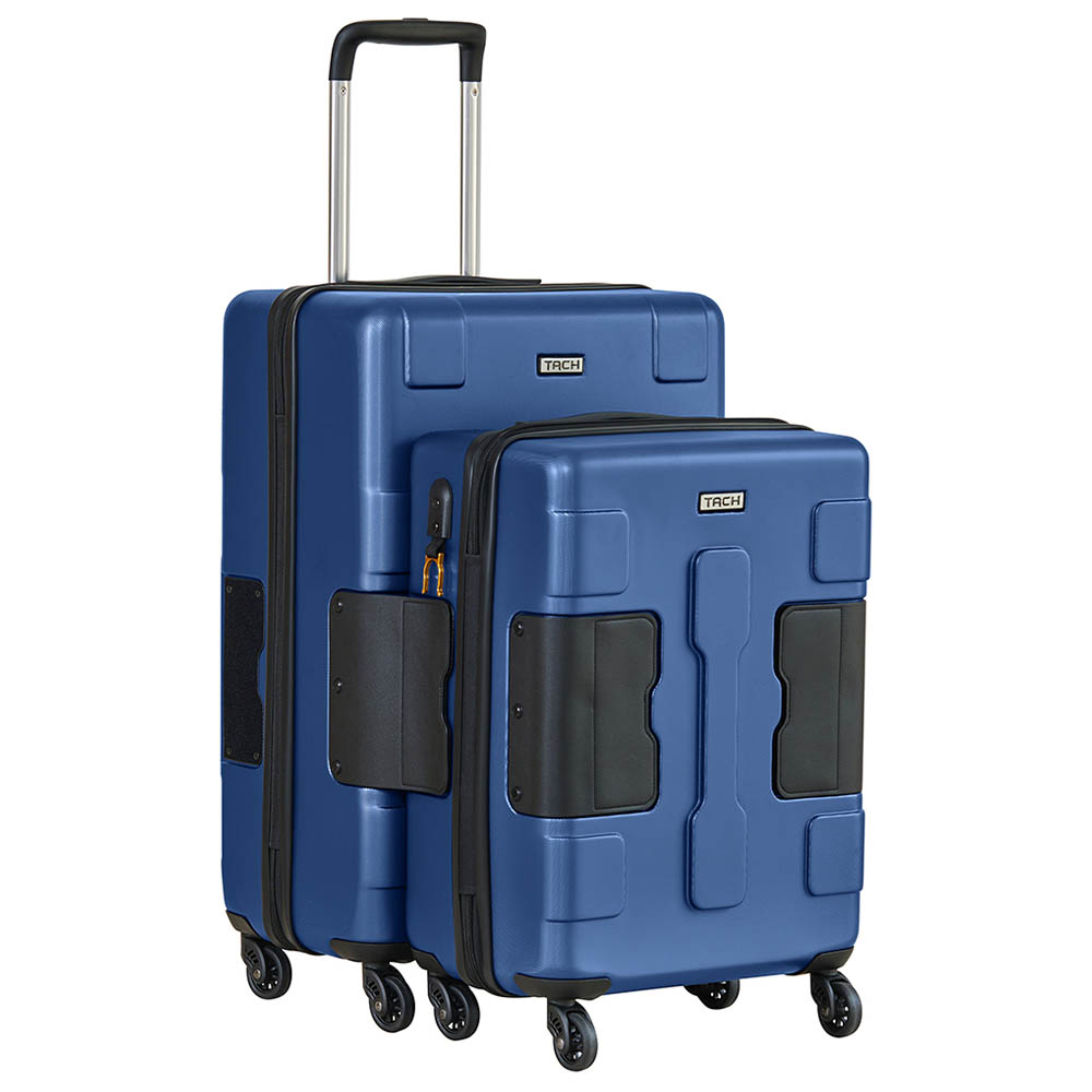 TACH Luggage Connectable Spinner Luggage 2pcSet Midnight Blue