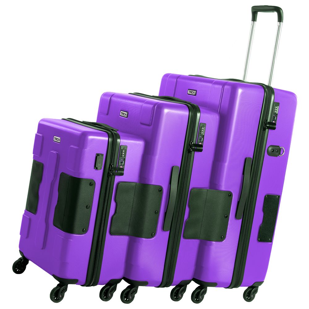 TACH Luggage V3 Hard Shell Luggage 3pcSet Purple
