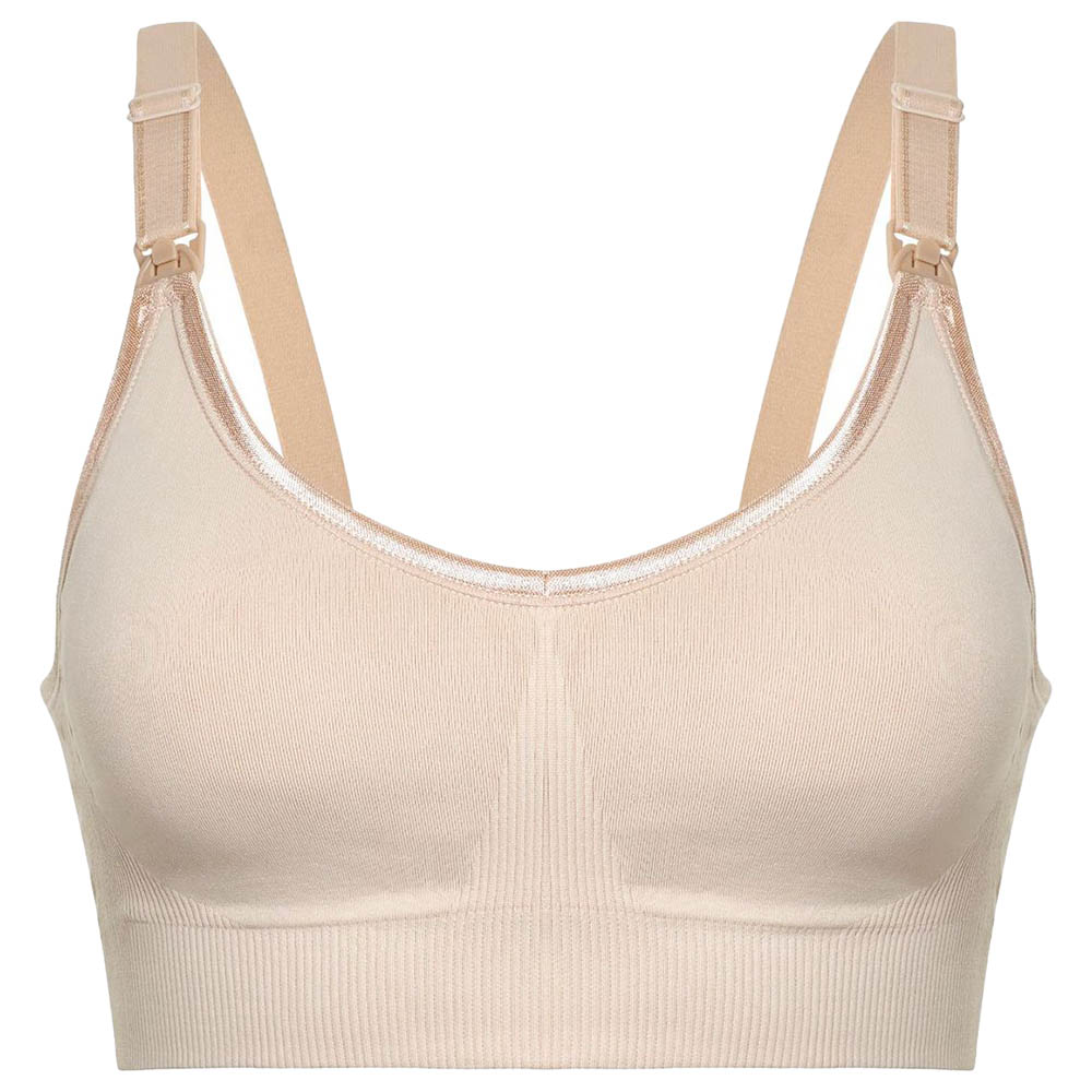 Blooming Blossom Wire Free Nursing Bra Beige Buy at Best Price