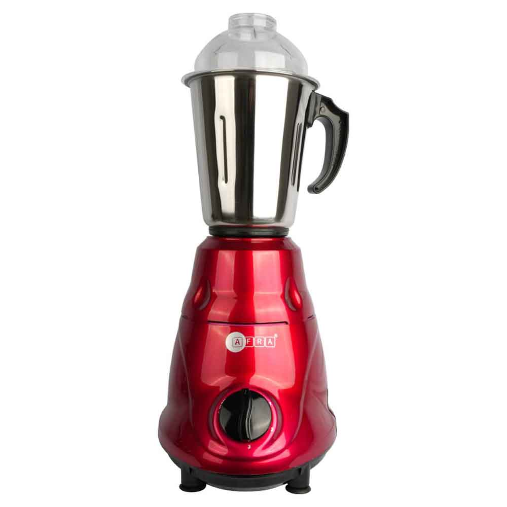 Afra 3in1 Japan HeavyDuty Mixer Grinder 2900ml 550W Red
