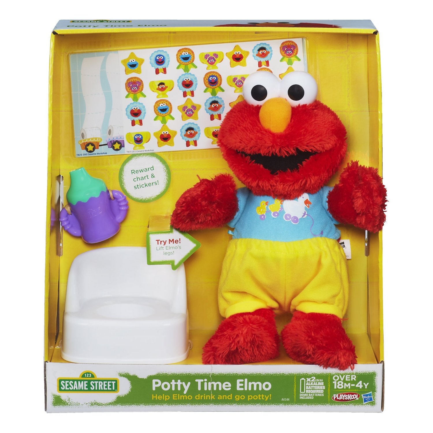 Sesame Street Playskool Potty Time Elmo Plush Toy Buy at Best Price from Mumzworld