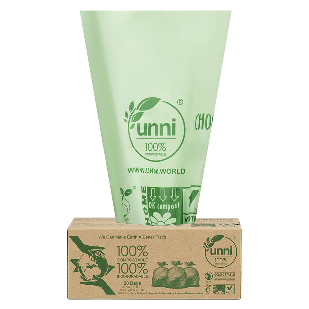UNNI 100 Compostable Bags 3033 Gallon 20 Count Buy at Best