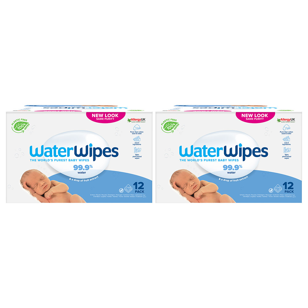 Buy WaterWipes Original Plastic Free Baby Wipes 24 Packs - Main Image